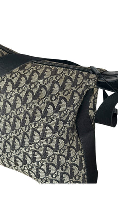 Dior Monogram Crossbody Bag - Black