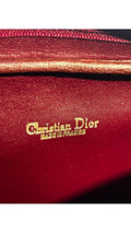 Dior Vintage Monogram Tote Bag - Burgundy