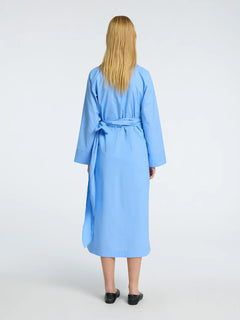 Aviana Ls Midi Wrap Dress B - Cornflower Blue