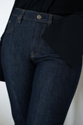 Flared Denim - Dark Blue