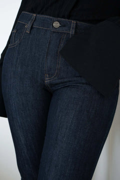 Flared Denim - Dark Blue
