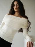 Off-Shoulder Top - Offwhite