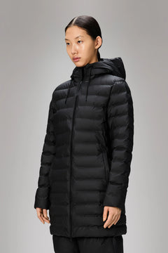 Lohja Long Puffer Curve Jacket W3T3 - Black