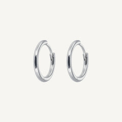 Medium Hoops - Silver