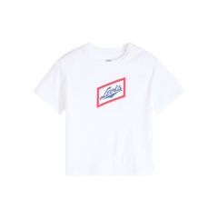 Gr Essential Sporty Tee - Vintage Levis Logo - Shine Bright White