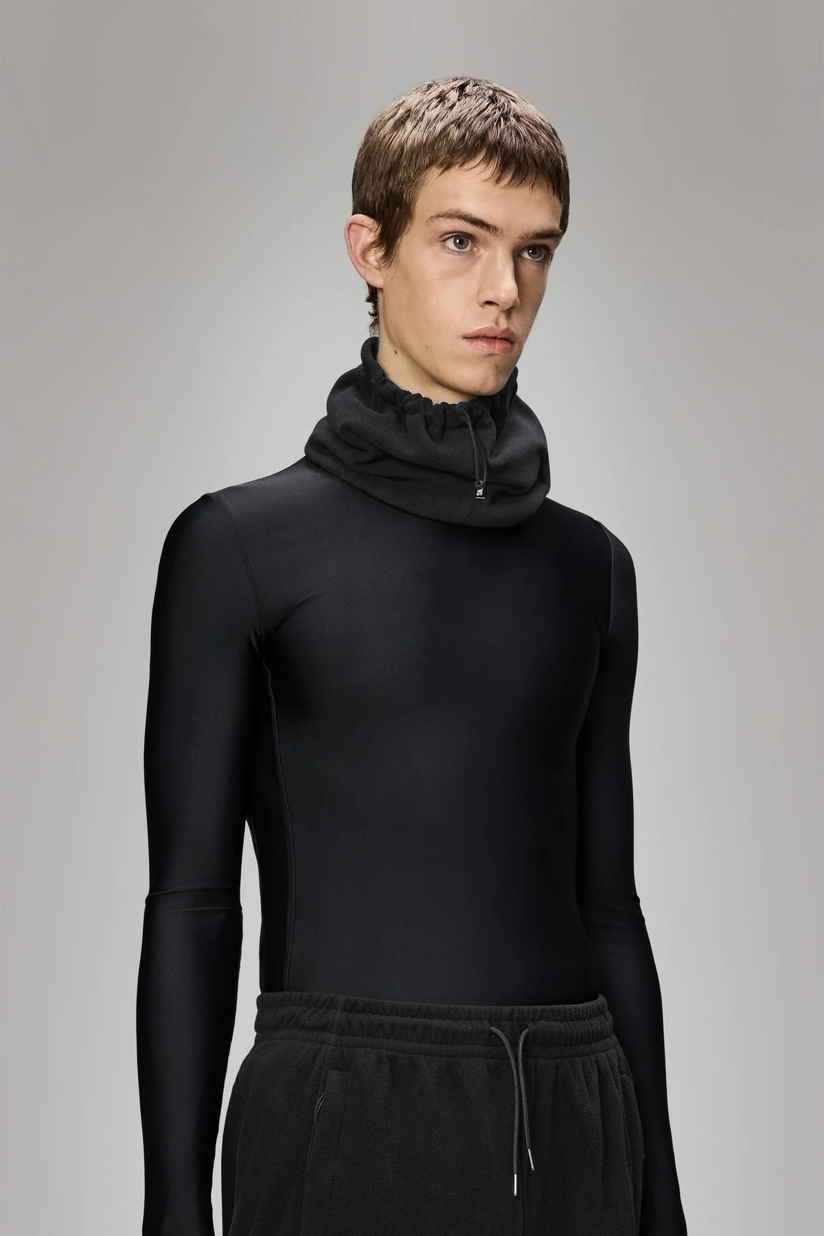Fleece Tube Scarf - Black