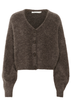 Gzdebbie V Cardigan - Chestnut Melange