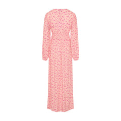 Lilith Maxi Dress - Cheryl Pink Print