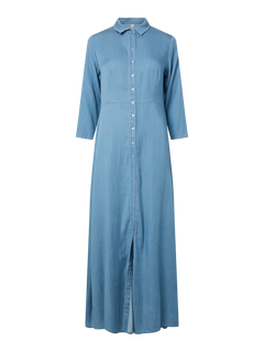 Yassavanna 3/4 Long Chambray Dress - Ex - Skyway