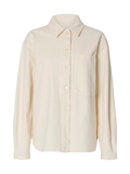 Relaxed Ebba Denim Shirt - Egret