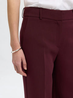 Rita Mw Wide Pant - Fig Melange