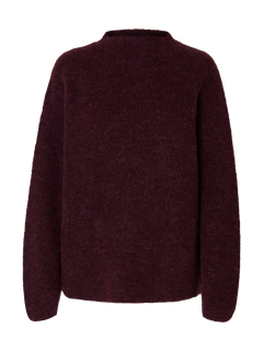 Sia Ras Ls Knit T-Neck - Fig