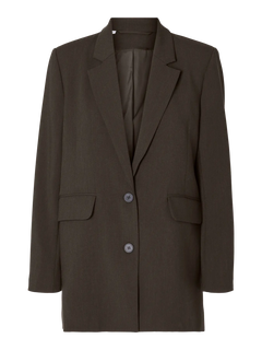 Rita Ls Relaxed Blazer - Delicioso Melange
