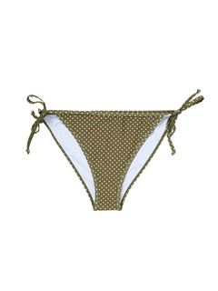 Polka Dot Baila Bikini Tanga - Dark Olive