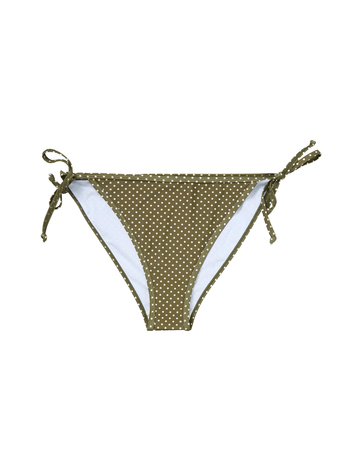 Polka Dot Baila Bikini Tanga - Dark Olive