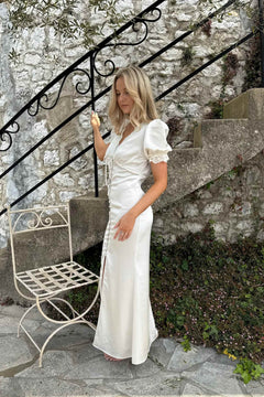 Agneteic Long Dress - Off White