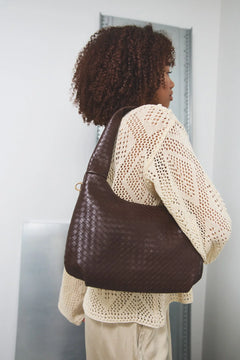 Peony Bag - Dark Brown