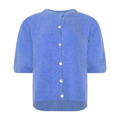 Kae Ss Knit Cardigan - Dove Blue