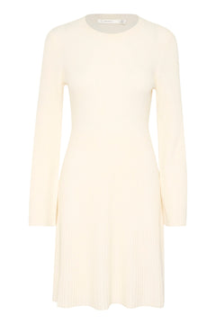 Antaligz Wool Short Dress - Egret