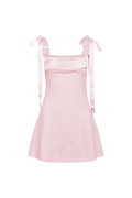 Ella Fitted Mini Dress - Pink