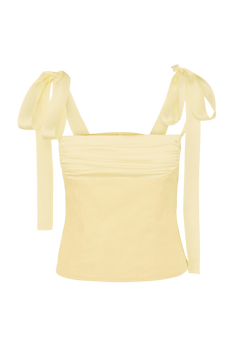 Elsa Bustier - Butter Yellow