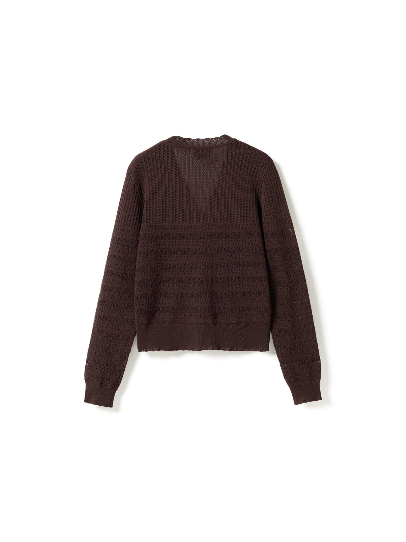 N-Margrit Knit Cardigan - Mahogany