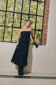 Sculpted Tube Dress - Black