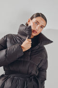 Dakota Down Coat - Dark Brown