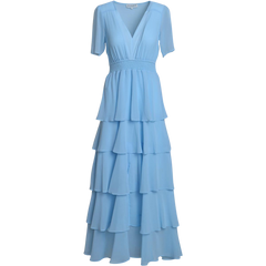 Imogene Solid Dress - Blue