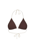 Contrast Bel Bikini Top - Hot Fudge Brown