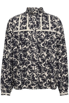 LeoluPW SH - Dark Navy Contrast Flower