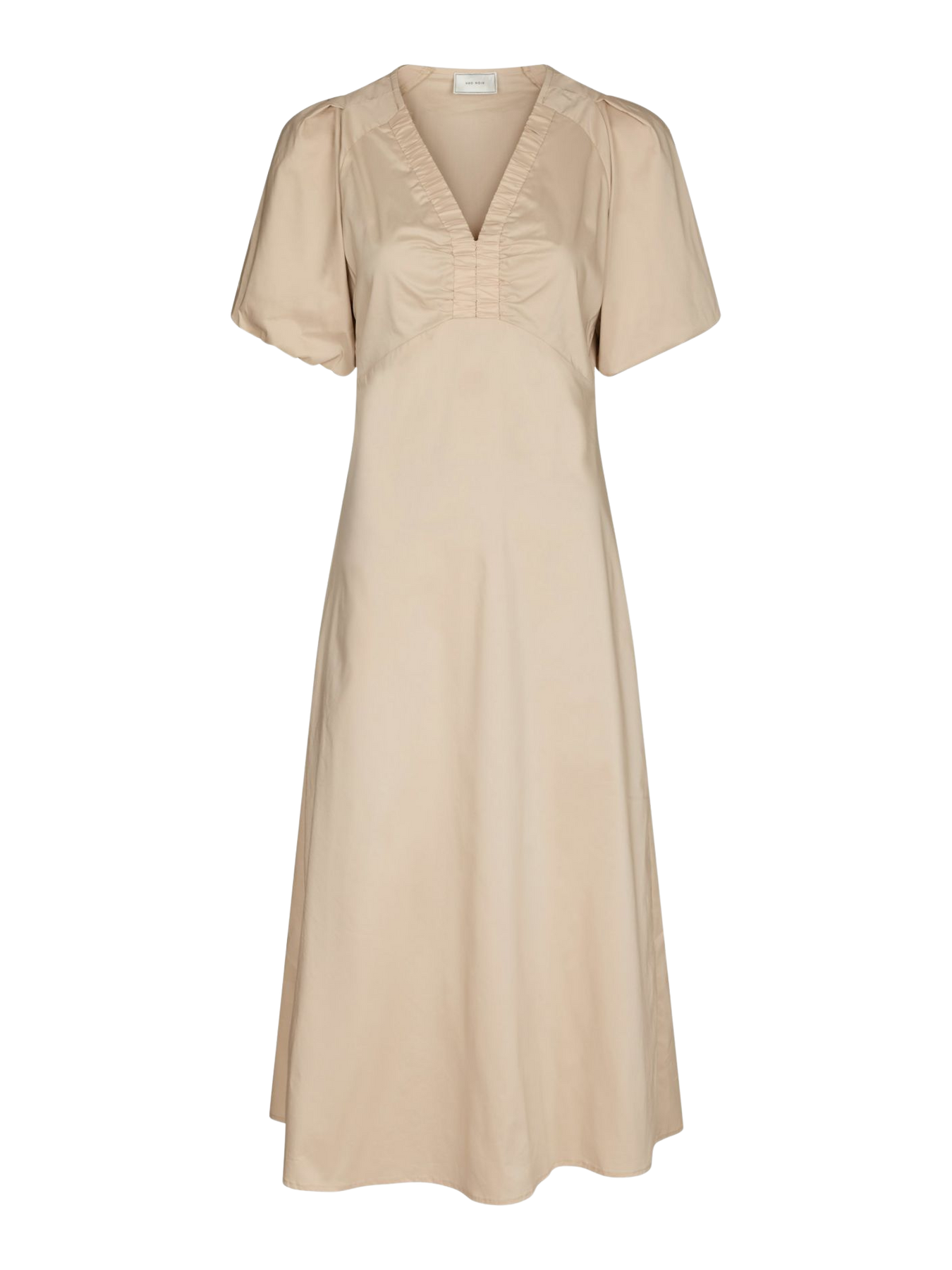 Illana Poplin Dress - Dark Sand