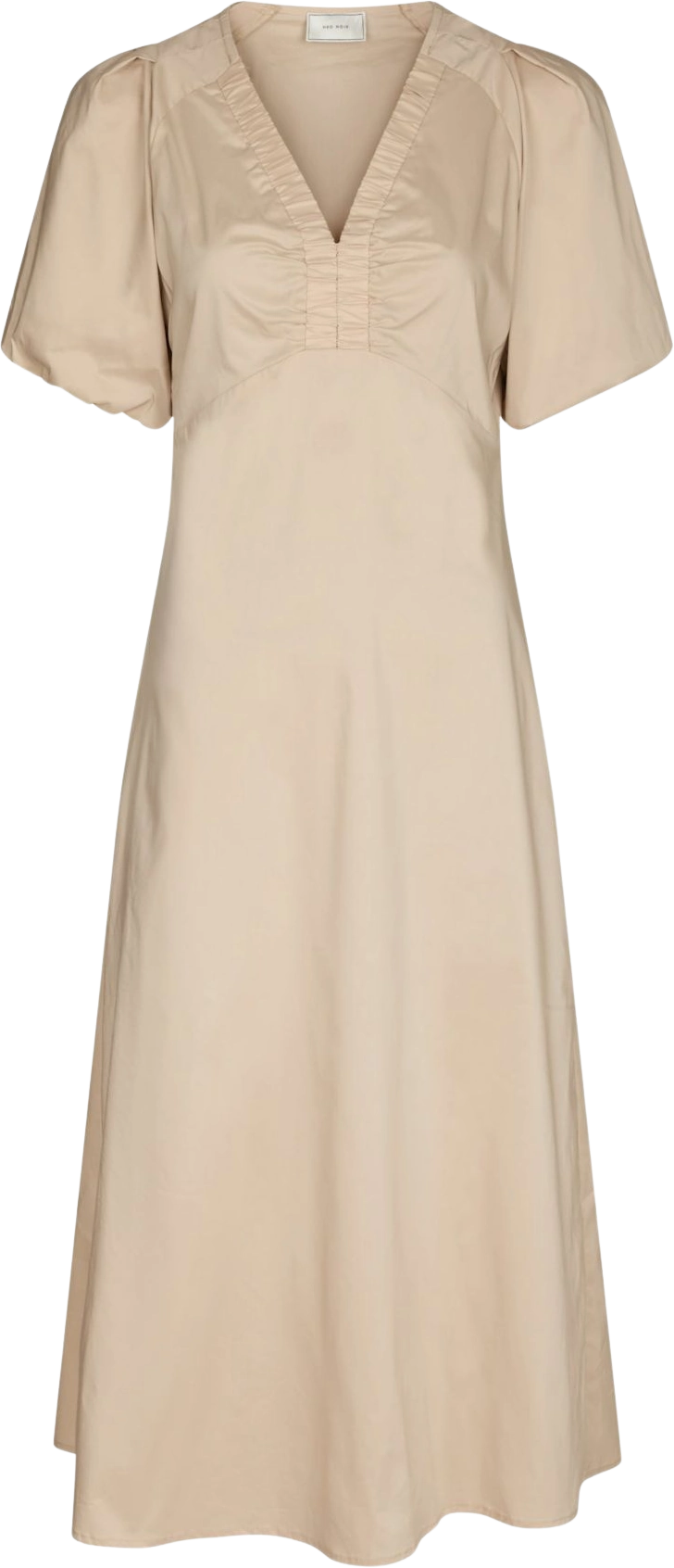 Illana Poplin Dress - Dark Sand