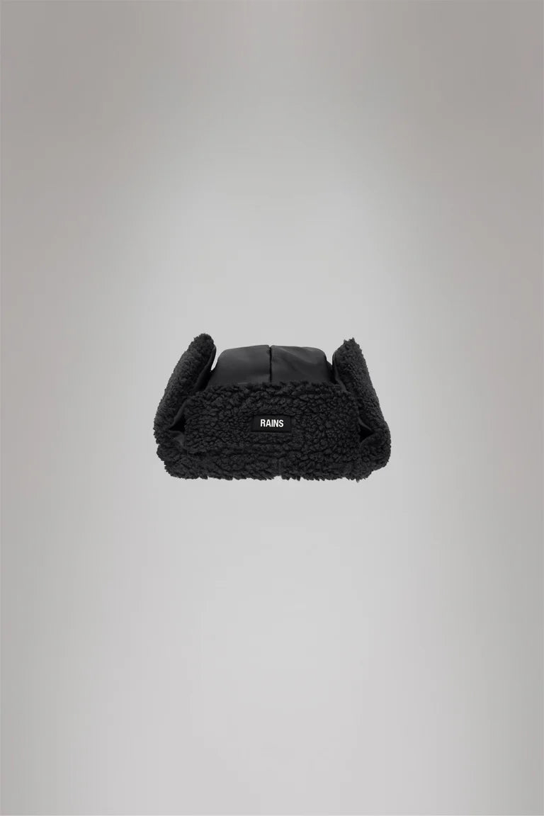 Fleece Trapper Hat W2T3 - Black