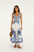 Maxi Dress - Wonderful City Mix Off-White