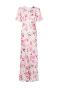 Freja Pouf Sleeve Maxi Dress - Tulip Pink