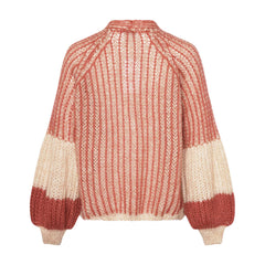 Liana Knit Cardigan - Rose Cream