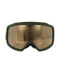 Terrabeam Ski Goggles - Matte Dark Green/Brown