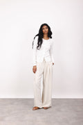 Ona Ls Blouse - White