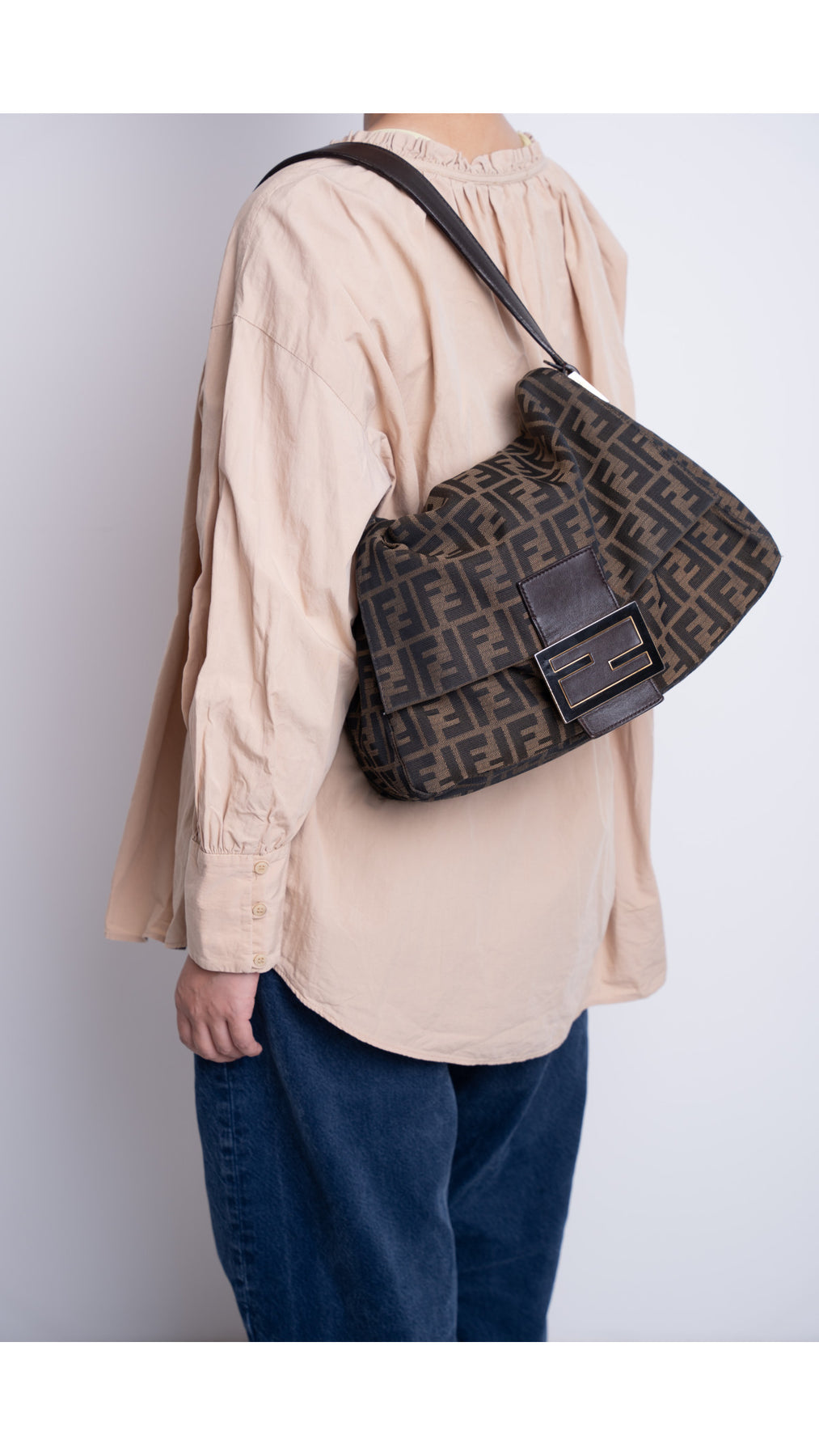 Fendi Baguette Shoulder Bag - Brown