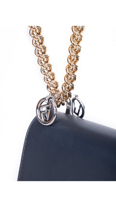 Fendi Kan I Shoulder Bag - Dark Blue