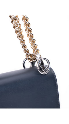 Fendi Kan I Shoulder Bag - Dark Blue