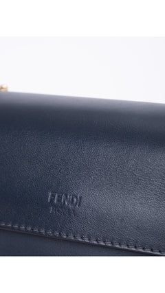 Fendi Kan I Shoulder Bag - Dark Blue