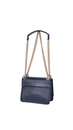 Fendi Kan I Shoulder Bag - Dark Blue