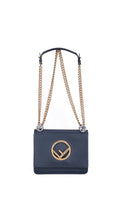 Fendi Kan I Shoulder Bag - Dark Blue