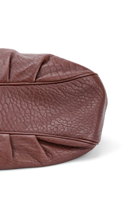 Fendi Mia Baguette Leather Shoulder Bag - Brown