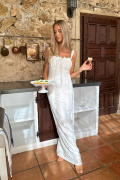 Rosaic Dress - White Lace