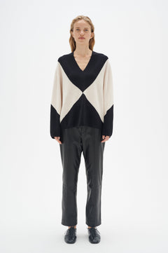 RudiIW Intarsia Pullover - French Oak/Black