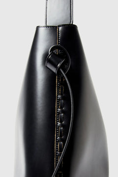 Stella Large Leather Bag - Black