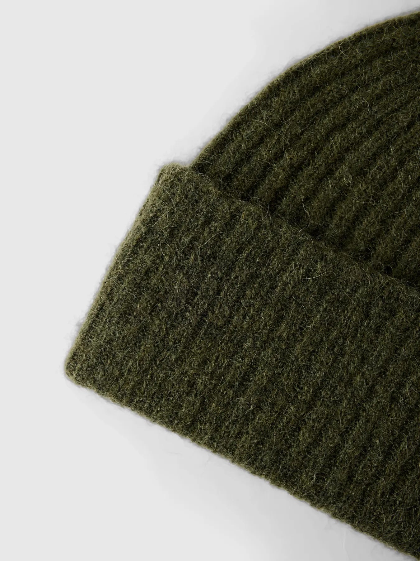 Lulu Wool Blend Knit Beanie - Kalamata Melange